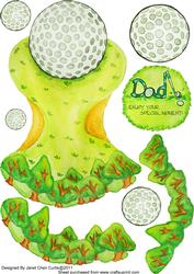 An Award to a Talented Golfer-toppers & Decoupages