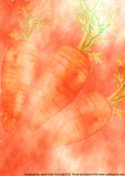 Carrots Backing Paper