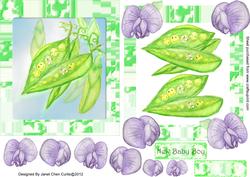 Blessing from Sweet Peas-step by Step