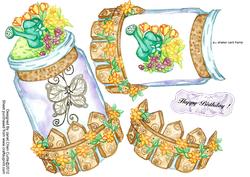 Gardening Bottle-toppers&shaker Card