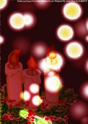 Christmas Eve-backing Paper