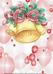 Xmas Bells Backing Paper