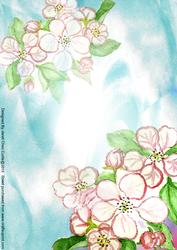 Apple Blossom Backing Paper
