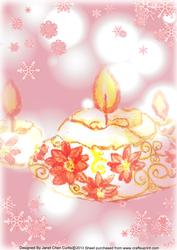 Merry Christmas-candles