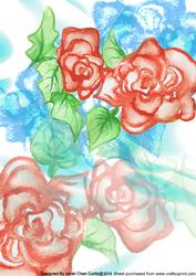 Gardening Note-roses