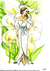 Floral Ladies-lady Calla Lily