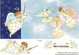 A Cute Angel Conducting a Christmas Carol