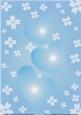 Pure Love-sky Blue Flowers Background