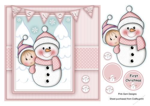 First Christmas Pink