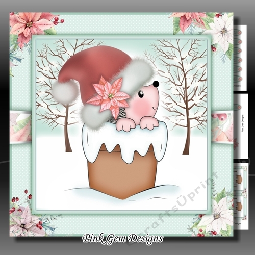 Poinsettia Hedgy 2 Mini Kit