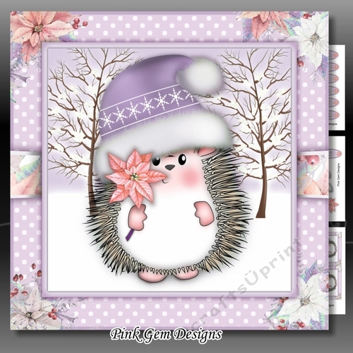 Poinsettia Hedgy 3 Mini Kit