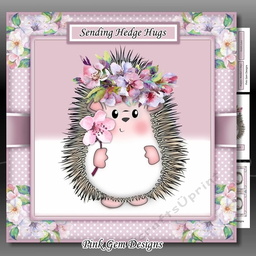 Sending Hedge Hugs Pink Mini Kit