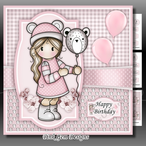 Teddy Balloon Mini Kit With Age Tags 2 to 6 yrs