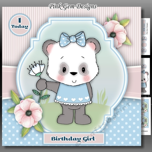 Panda Girl Mini Kit With Ages 1 to 7 Years