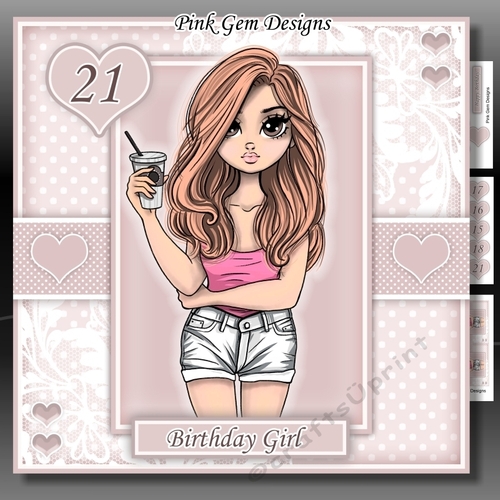 Birthday Girl 5 Mini Kit With Ages 15 - 21 Yrs