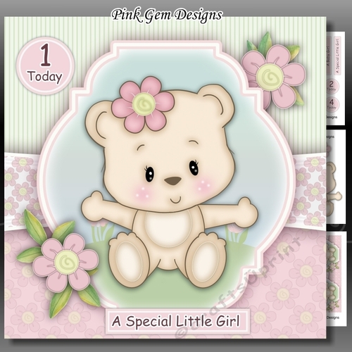 Birthday Teddy Mini Kit With Ages 1 to 4 Yrs