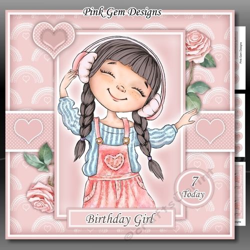 Girl with Headphones Mini Kit Ages 3 to 9 yrs