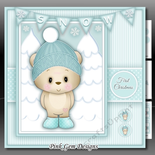 Baby Bear Blue Christmas Mini Kit