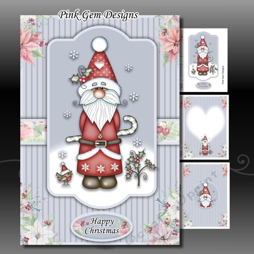 Scandinavian Santa Gnome A5 Mini Kit