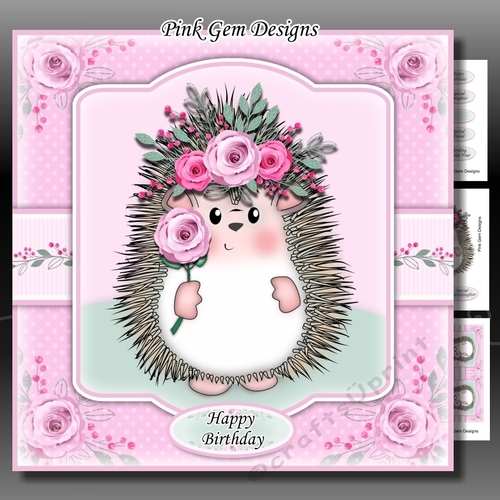 Hedgy With Roses Mini Kit