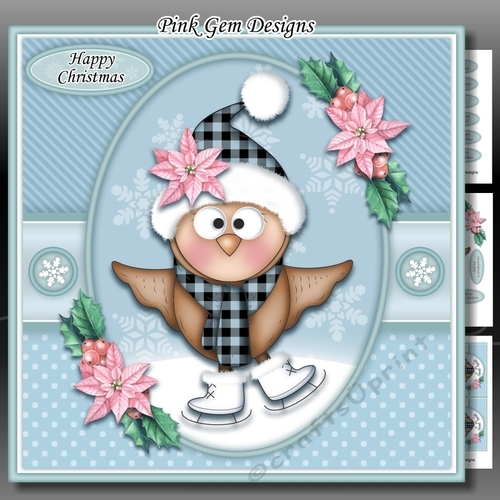 Ice Skating Hoot Mini Kit