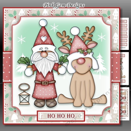 Santa and Rudolf Mini Kit