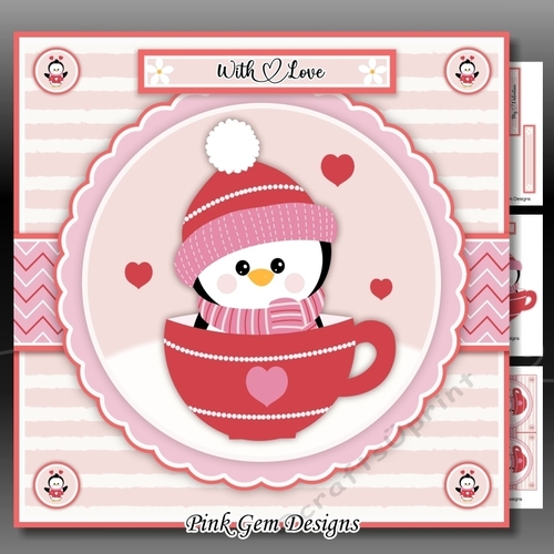 Valentine/Anniversary Penguin 2 Mini Kit