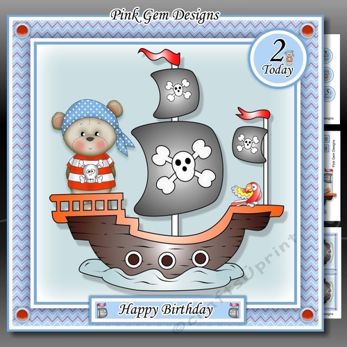 Pirate Teddy Mini Kit With Ages 1 to 6 yrs