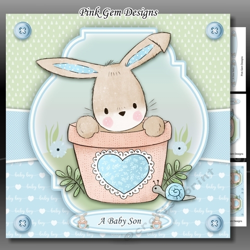 Baby Bunny Blue Mini Kit
