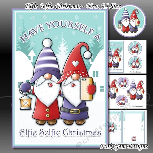 Elfie Selfie Christmas A5 Mini Kit