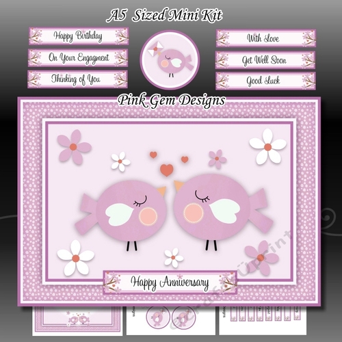 Love Birds 2 A5 Mini Kit