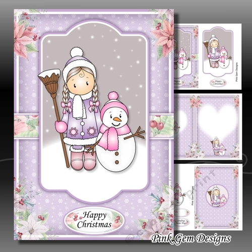Chloe With Snowman A5 Mini Kit