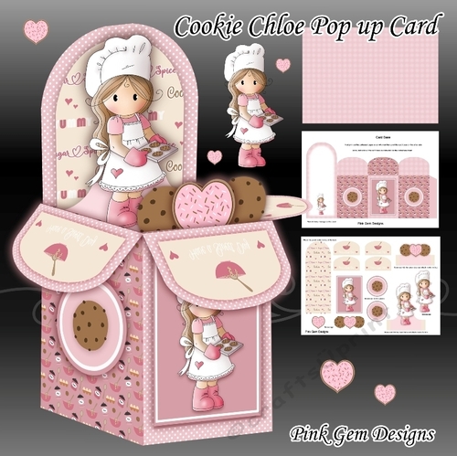 Cookie Chloe Pop Up Card