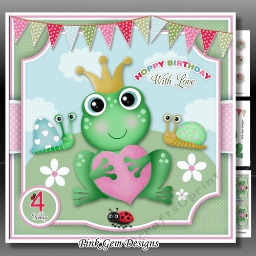 Hoppy Birthday Mini Kit With ages 1 to 7 yrs