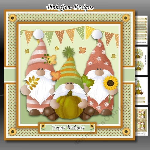 Autumn Gnome Friends Mini Kit