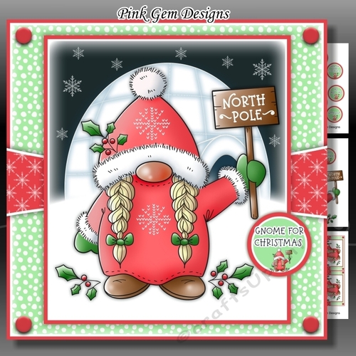 Gnome For Christmas Mini Kit