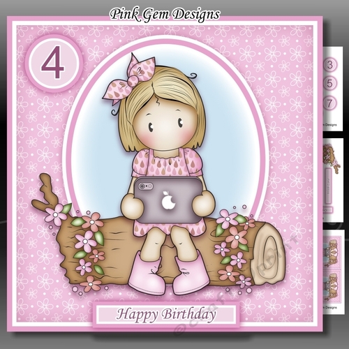Chloe With Tablet Mini Ki With Ages 2 to 8 Yrs
