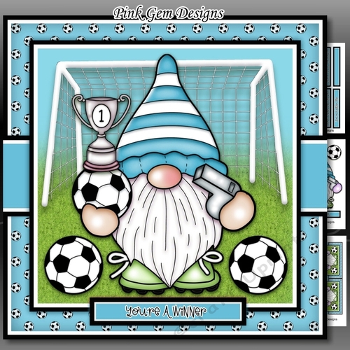 Youre A Winner Mini Kit Male Birthday/Fathers Day Blue