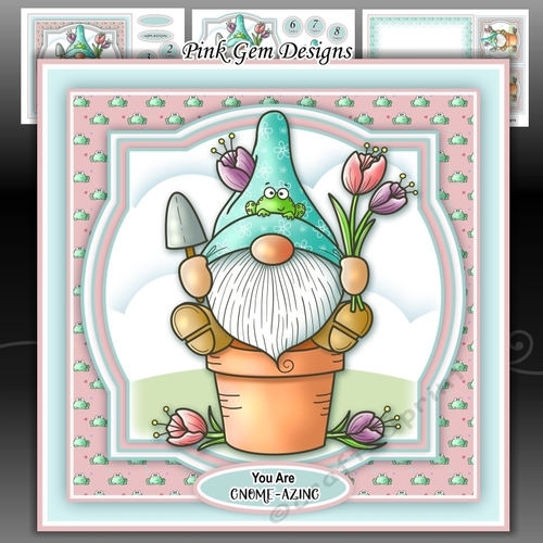 Spring Gnome With Ages 2 to 8 Yrs