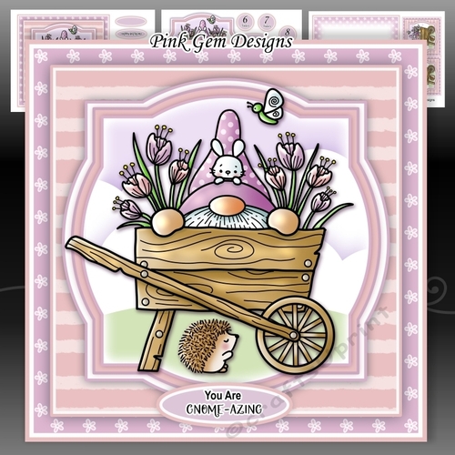 Wheel Barrow Gnome Mini Kit