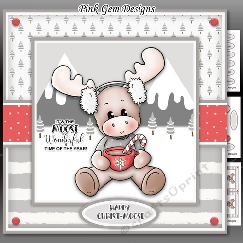 Christ-Moose Kisses 2 Mini Kit