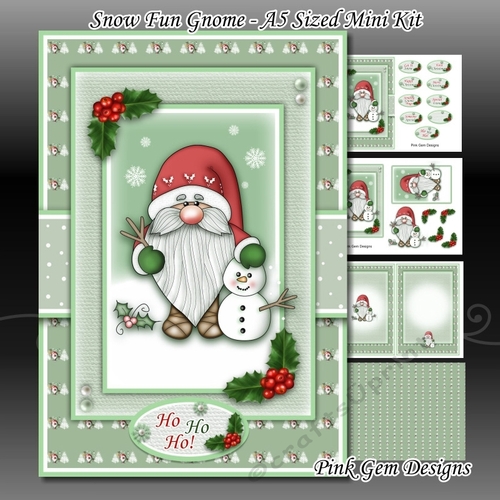 Snow Fun Gnome 2 A5 Mini Kit