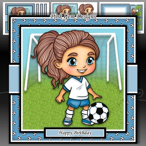 Football Girl Mini Kit
