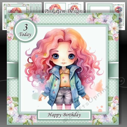 Birthday Girl 11 Mini Kit With Ages 2 to 7 Yrs