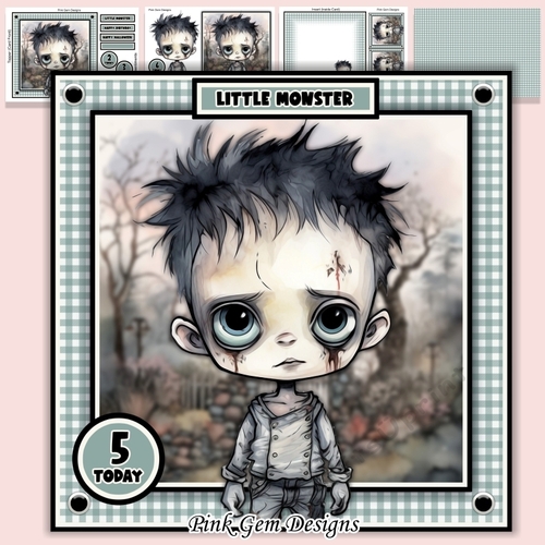 Zombie Boy Mini Kit With Ages 2 to 7 yrs