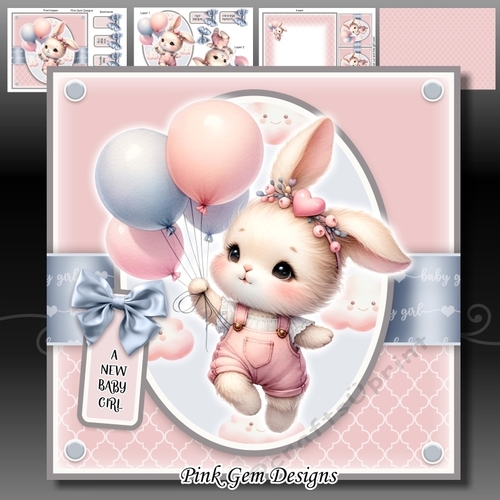 Baby Bunny Balloons Mini Kit