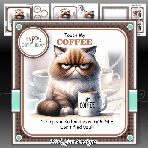 My Coffee Cat 2 Mini Kit Fathers Day/Birthday