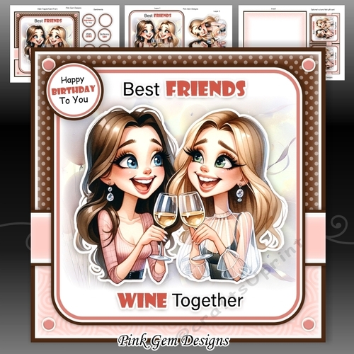 Best Friends Wine Mini Kit