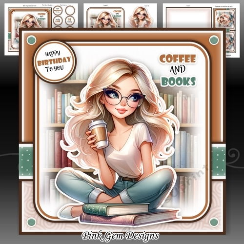 Coffee & Books Mini Kit with Age Tags