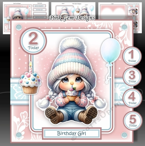 Birthday Cupcake Mini Kit 1 to 5 Yrs